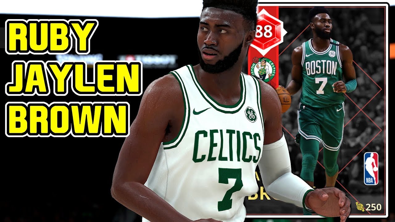 RUBY JAYLEN BROWN 39PT GAMEPLAY! HIDDEN GEM ALERT! NBA 2k18 MYTEAM