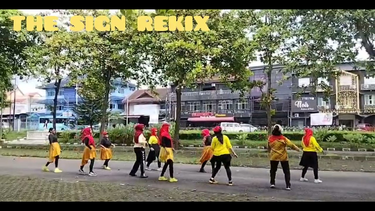 THE SIGN REMIX LINE DANCE // DEMO RAHAYU DANCE // LOKASI JOGJA EXPO CENTER 💃❤💃
