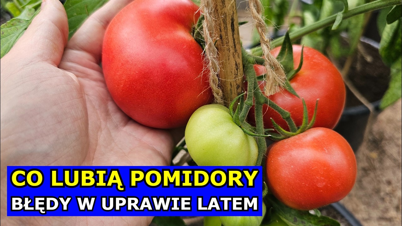 Co Lubią Pomidory, Błędy w Uprawie LATEM. Jak uprawiać Pomidory. Kluczowe Podlewanie, Naw&oacute;z, Opryski