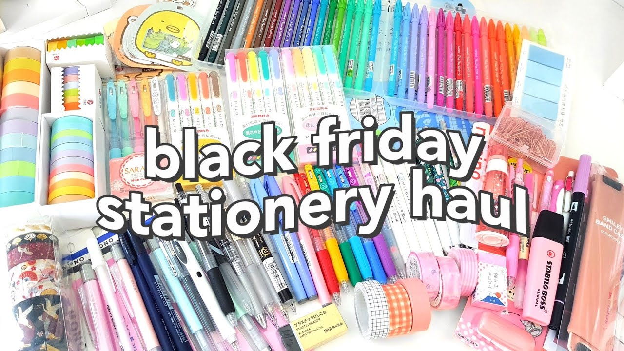 Black Friday Stationery Haul | Stationery Pal 🖤