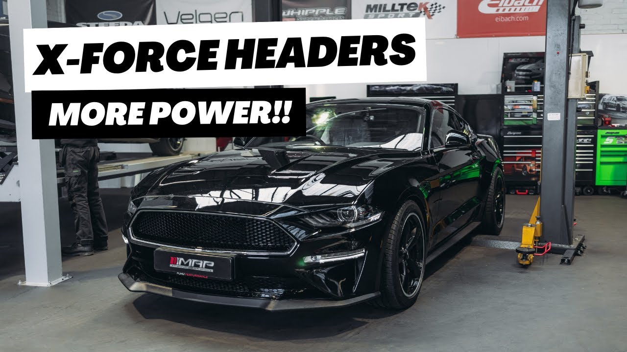 X-FORCE Long Tube Headers - Mustang S550