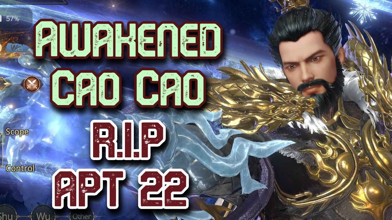 Awakened Cao Cao RIPS APART APT 22 OFFICERS - Dynasty Legends 2