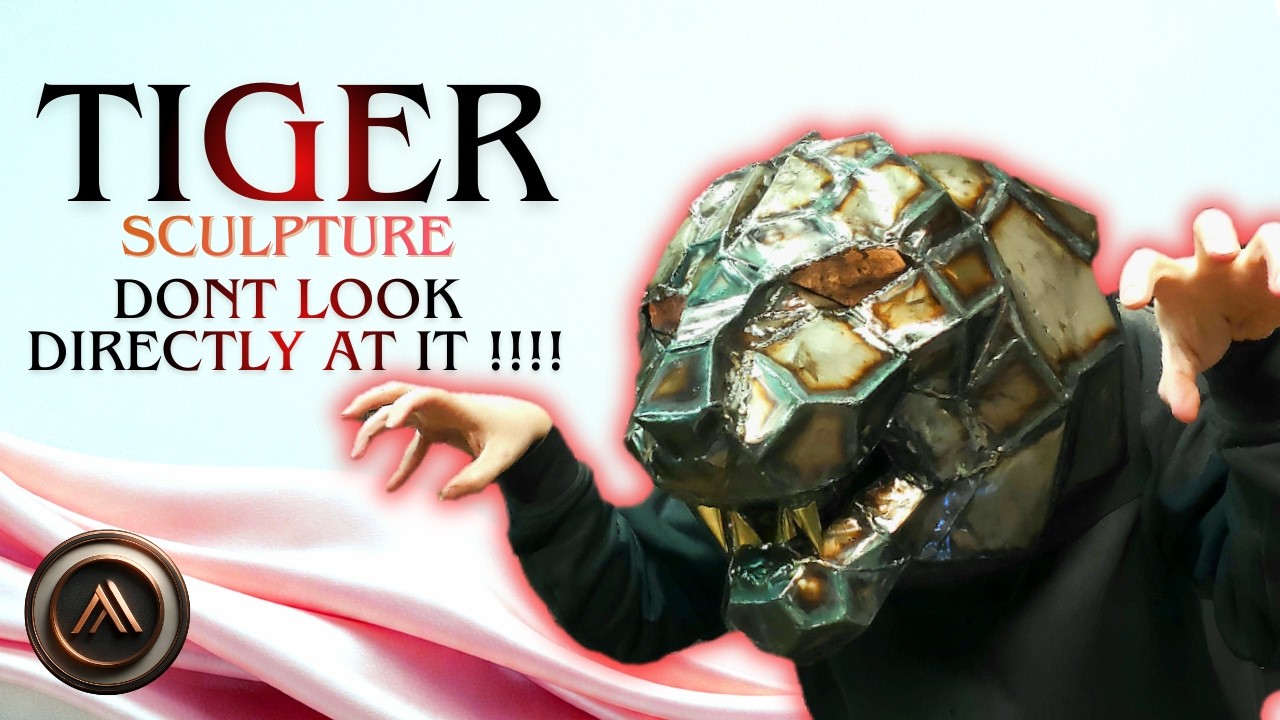 I make a TIGER Sculpture – Out of Steel!!