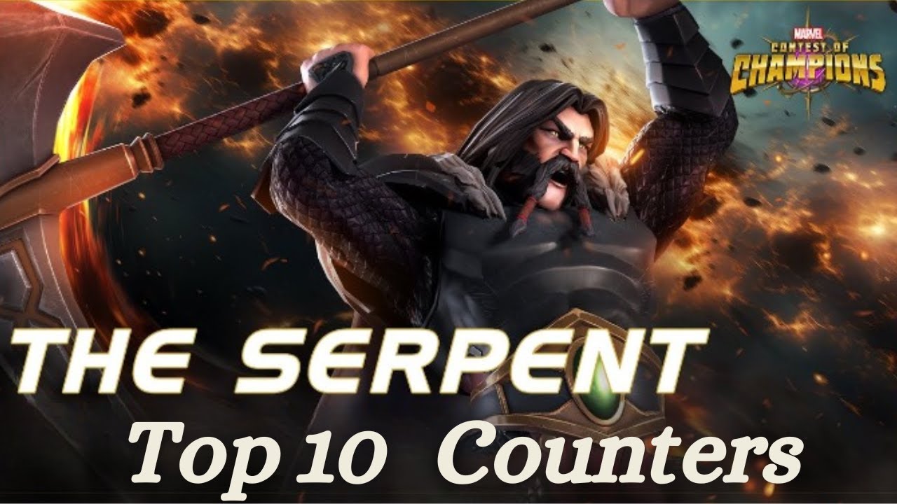 Top 10 Counters For The Serpent MCOC