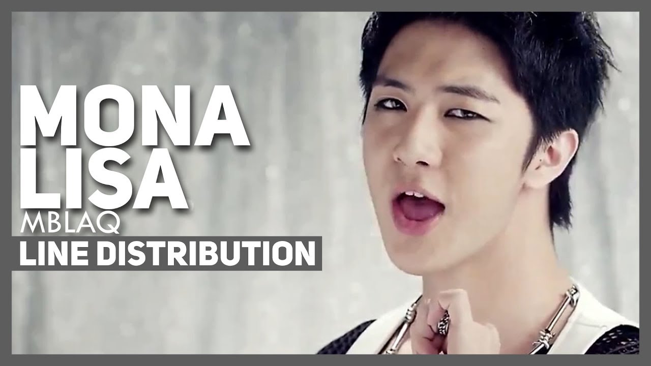 MBLAQ - Mona Lisa Line Distribution [White-Coded]