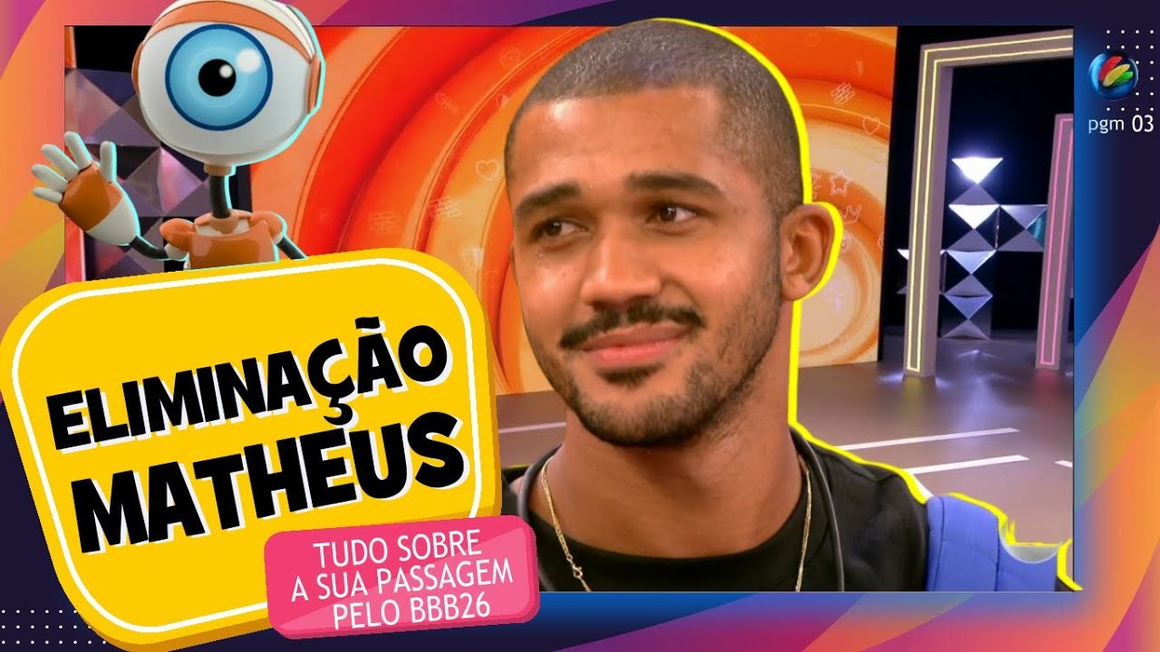 ESPECIAL BBB26: TUDO SOBRE A ELIMINAÇÃO DO MATHEUS