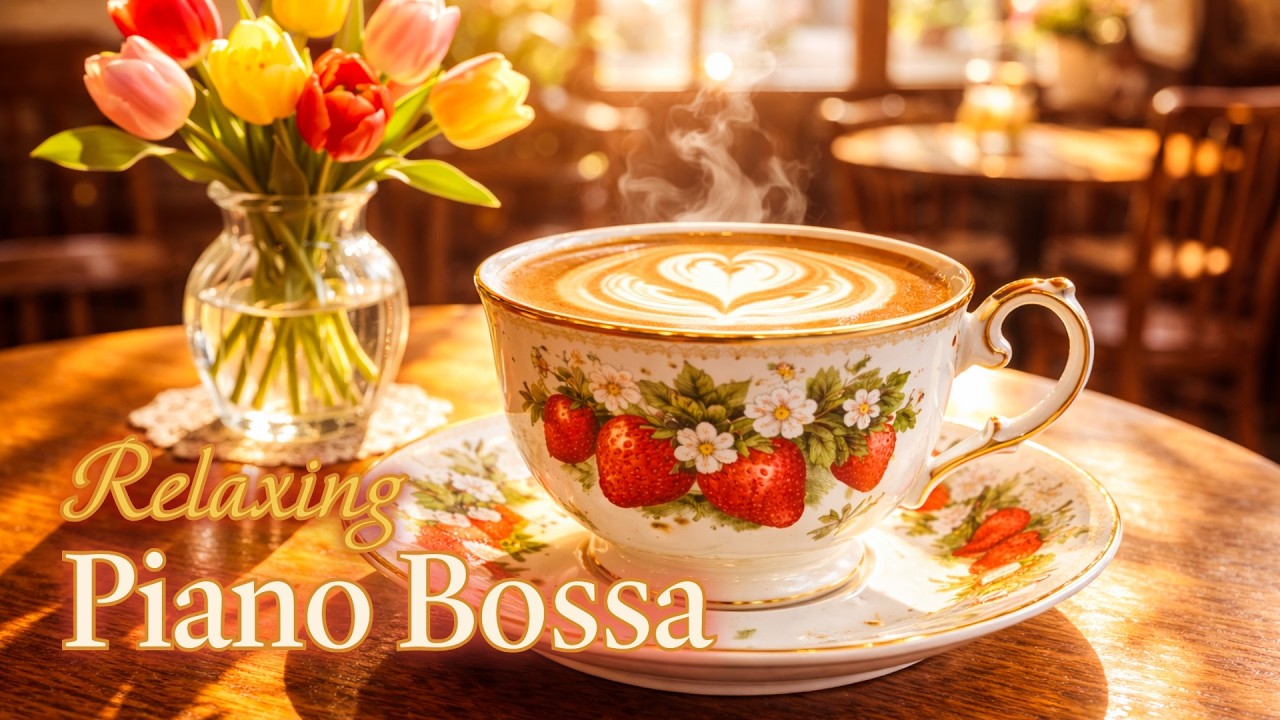 Playlist | Relaxing Piano Bossa – Soft Guitar Cafe BGM for Study & Work (Instrumental)
