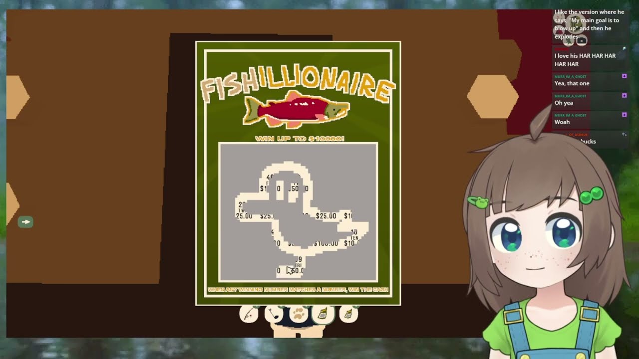 Lily Gambles It All Away in WEBFISHING