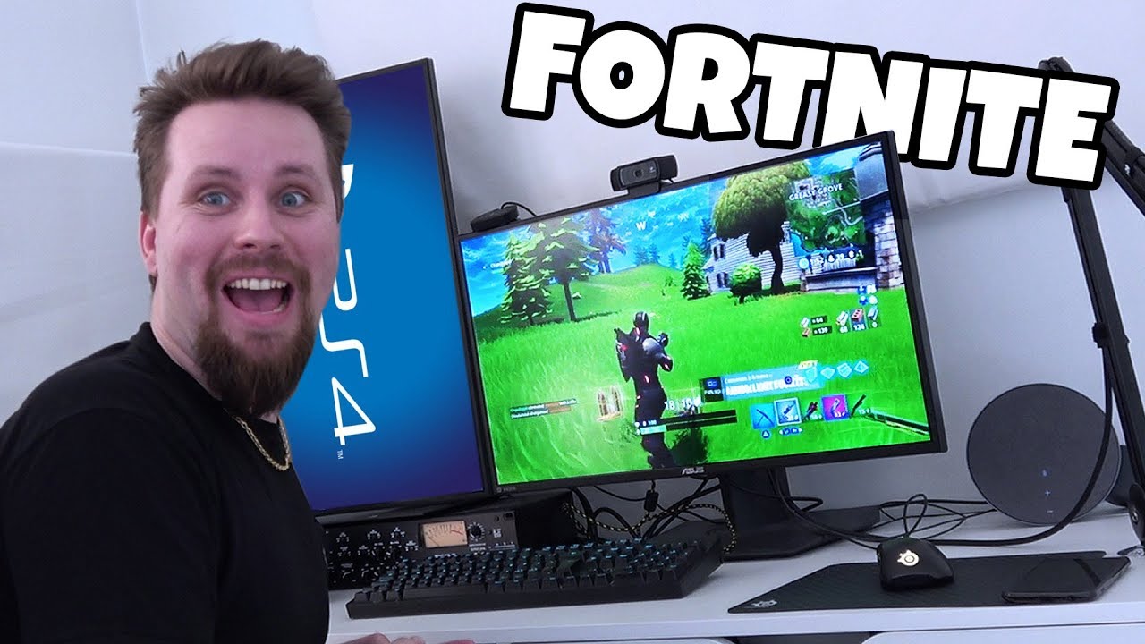 TESTAR FORTNITE PÅ PS4 PRO - UNBOXING