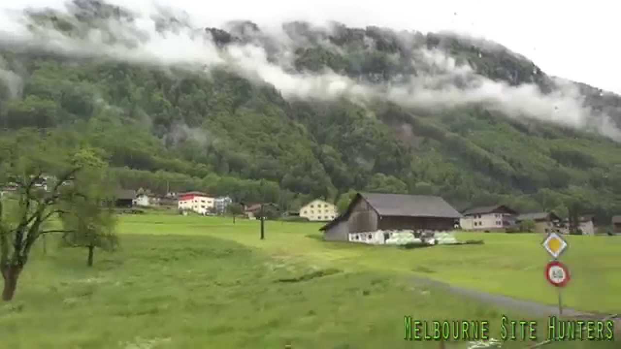 Switzerland Engelberg Dallenwil Clouds on Land INCREDIBLE FOOTAGE!