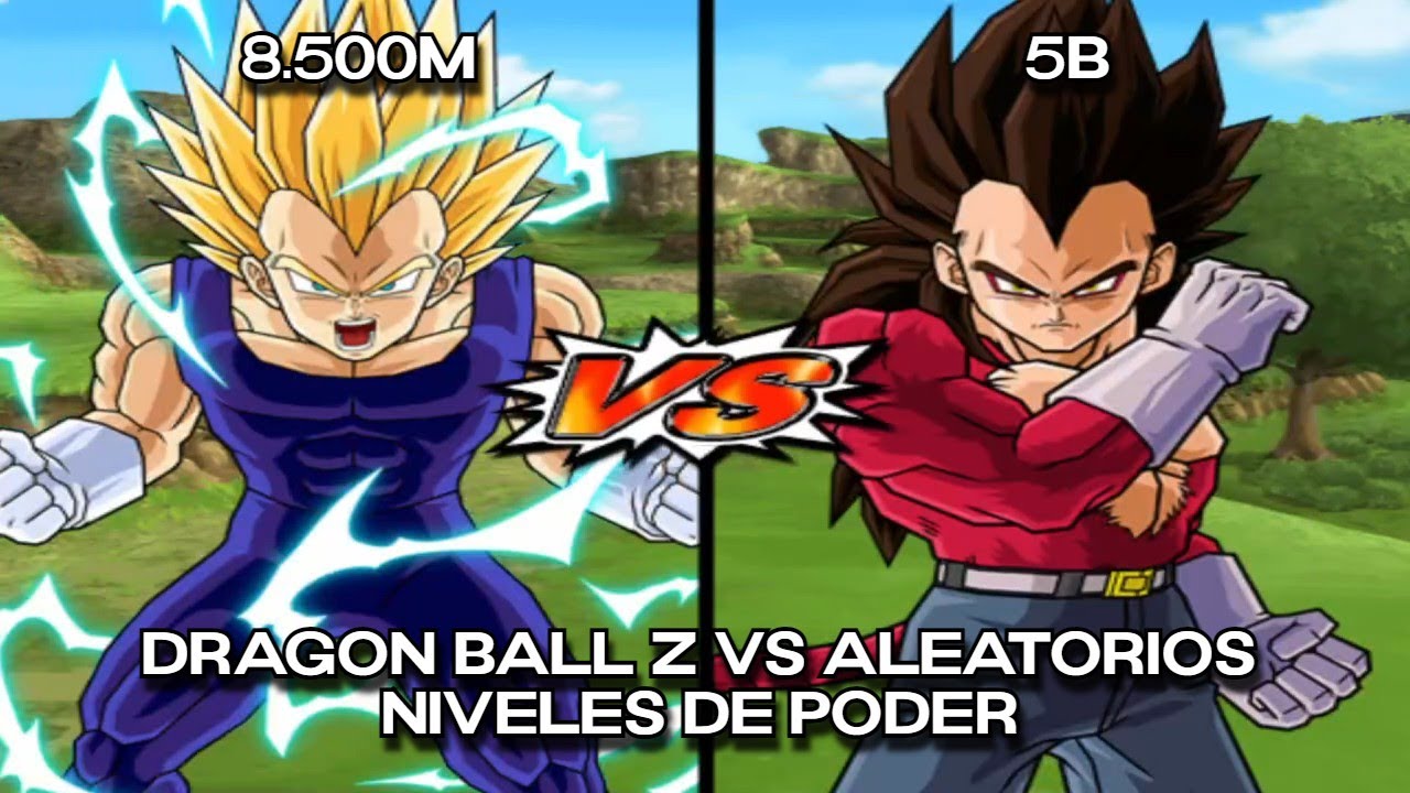 DRAGON BALL Z VS ALEATORIO 😱| NIVELES DE PODER - DRAGON BALL BUDOKAI TENKAICHI 3 MOD