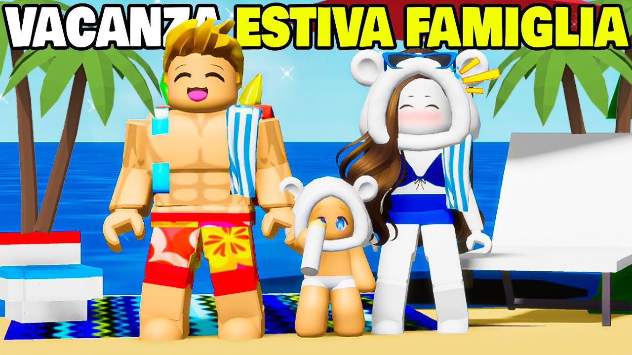 VACANZA ESTIVA DI FAMIGLIA REALISTICA SU BROOKHAVEN ROBLOX!