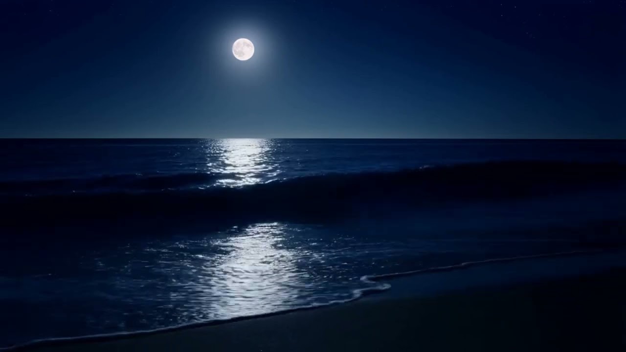 Silver Waves at Midnight