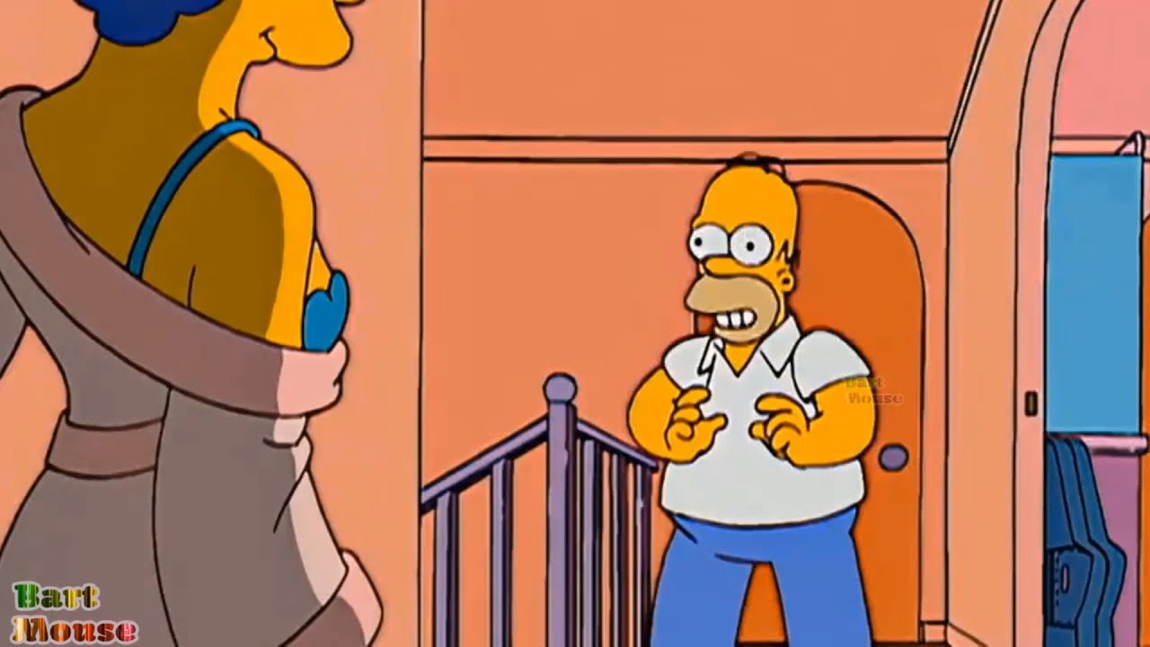 Homer is afraid of Marge!