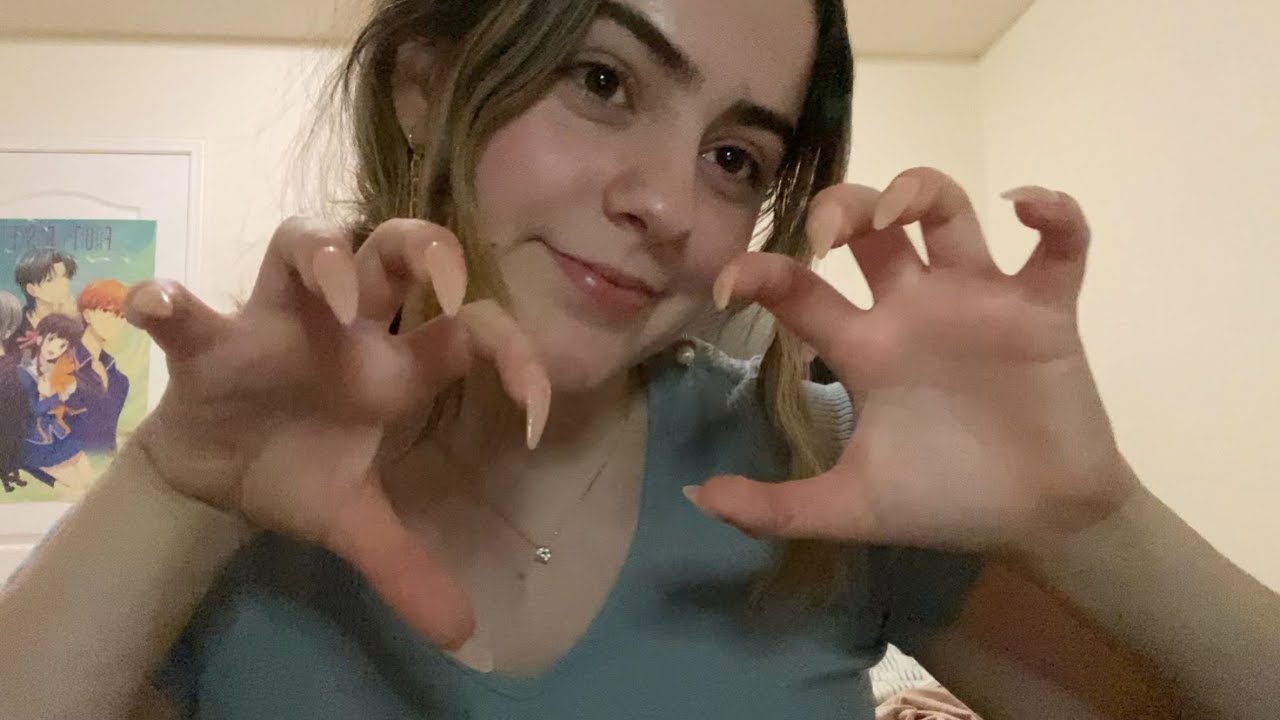 ASMR uñas largas masaje/ afirmaciones positivas y de abundancia:)