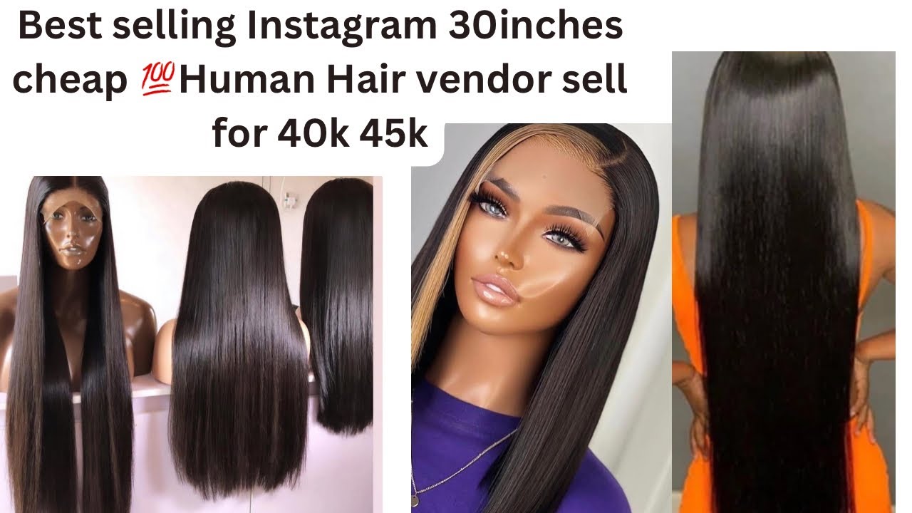 CHEAP INSTAGRAM BEST SELLING 30”HUMAN HAIR SOME VENDORS SELL FOR 40 TO  45k (ABC)Assistant Bone Stra