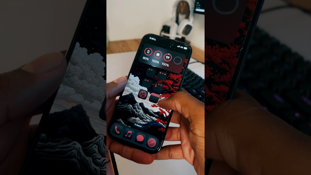 iOS 18 iPhone Screen Customization! #ios #ios18 #iphone