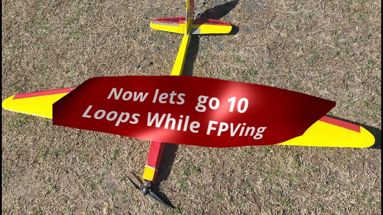 Looping the the loop 10 times while FPVing