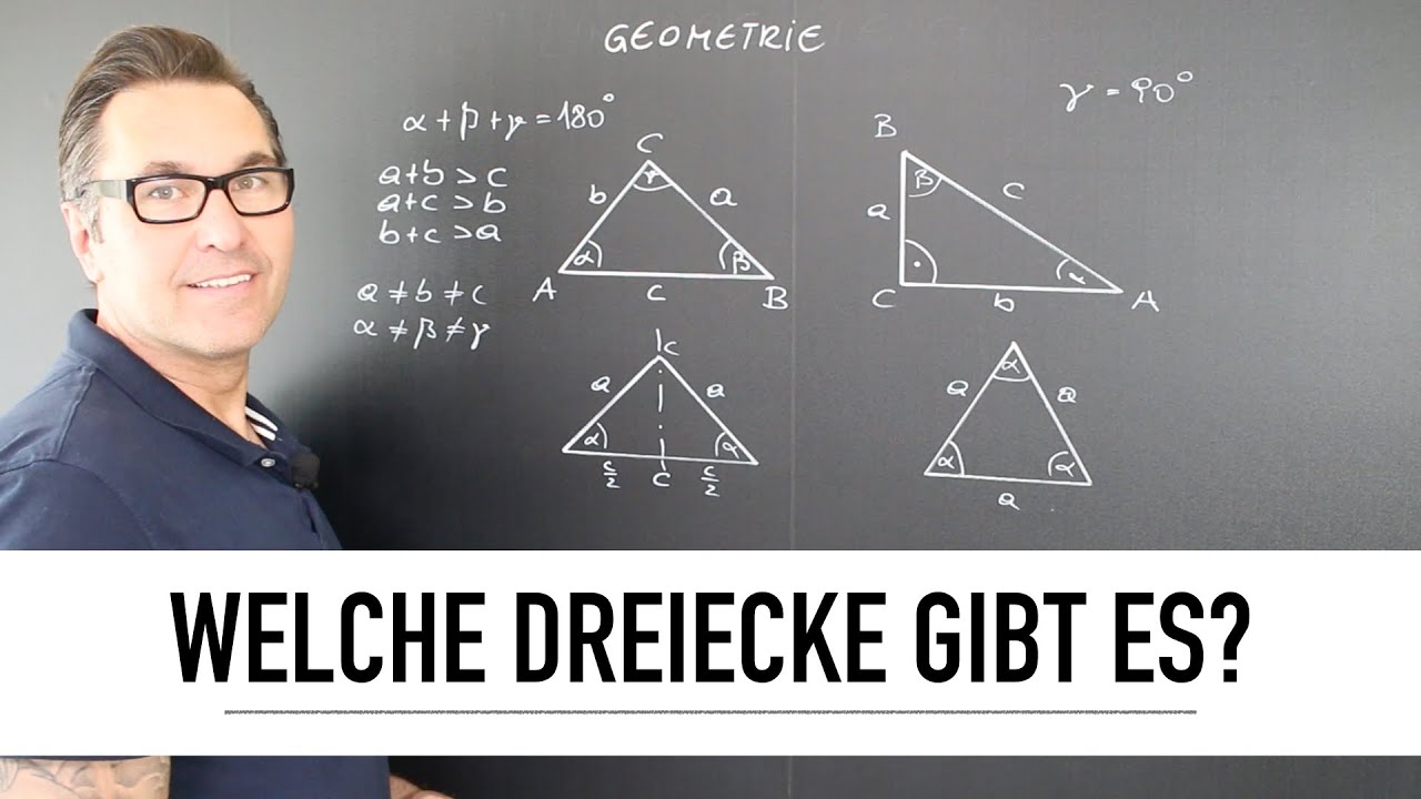 Was ist ein Dreieck? | Welche Dreiecke gibt es? Was ist ein allgemeines Dreieck? Dreieck Grundlagen