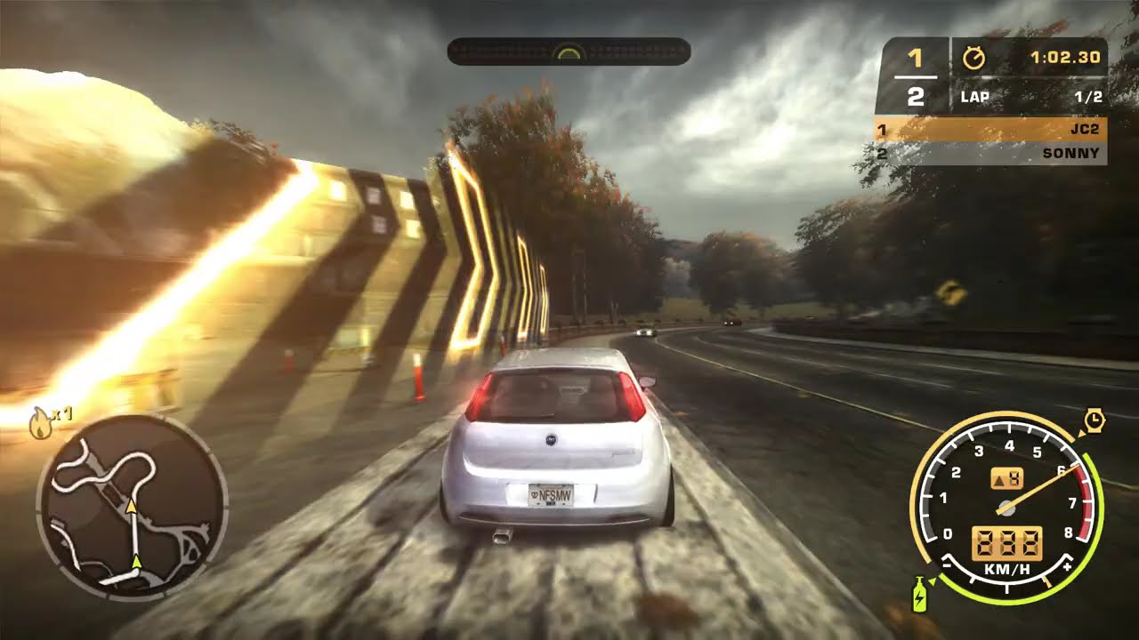 Need for Speed Most Wanted 2005. Blacklist Member #15 Race against my sleeper Fiat Punto