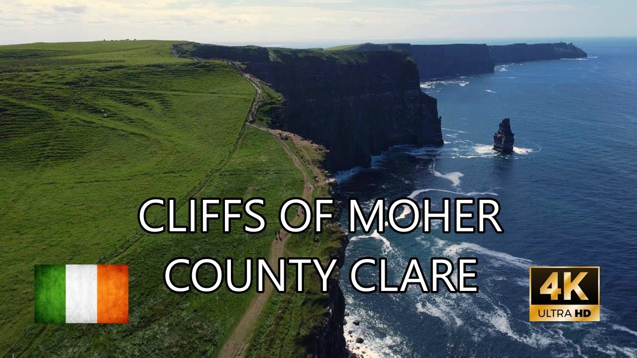 Cliffs of Moher, Ireland - 4K DJI mini 2 Drone Footage