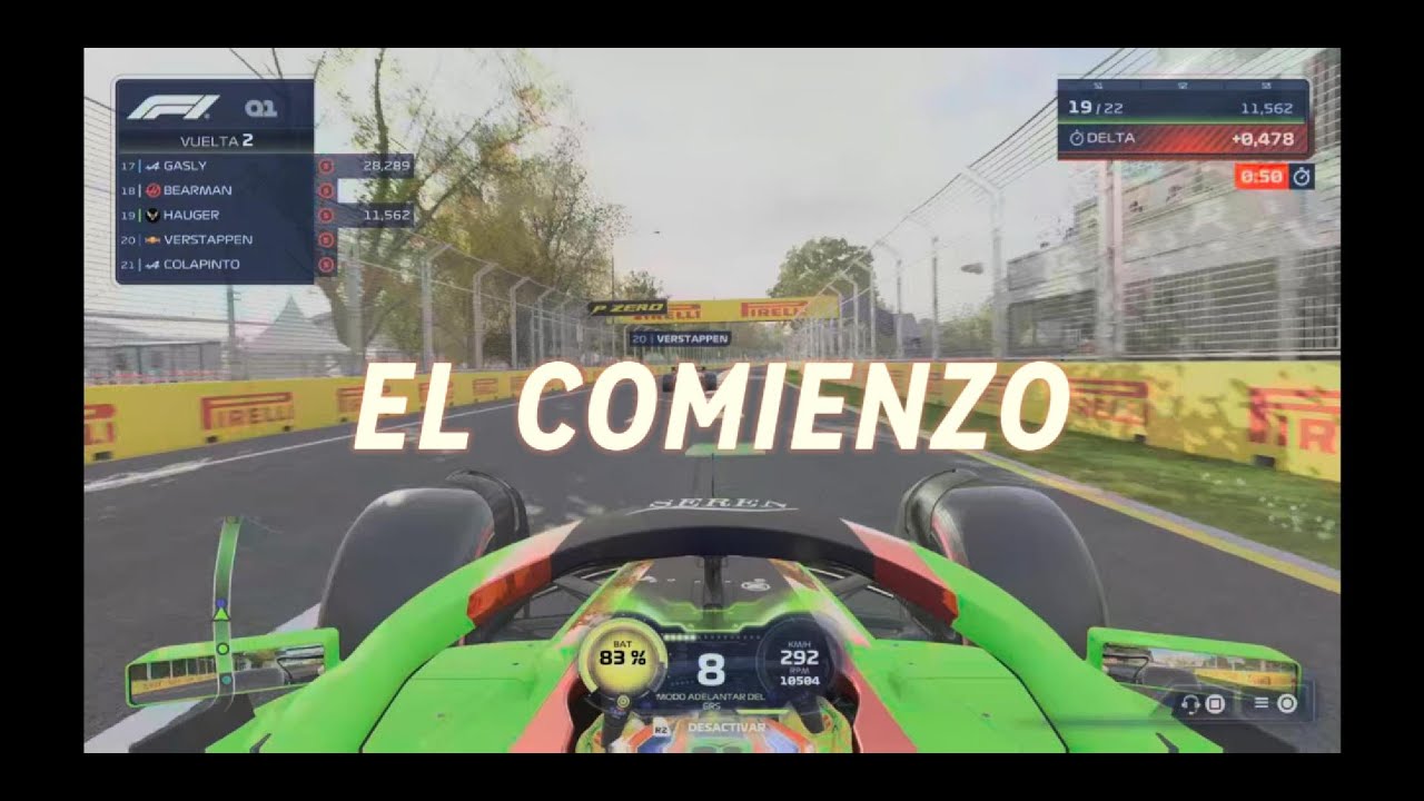 Primera vez en la pista