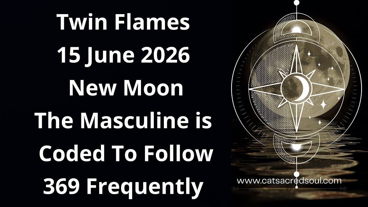 Близнецовые Пламена 🔥 Новолуние в июне 2026 года. Мужское начало следует коду 369.