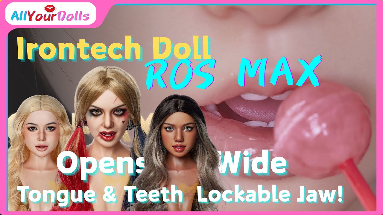Irontech ROS Max Upgrade! Opens Wide,Shows Tongue & Teeth,Locks in Position!