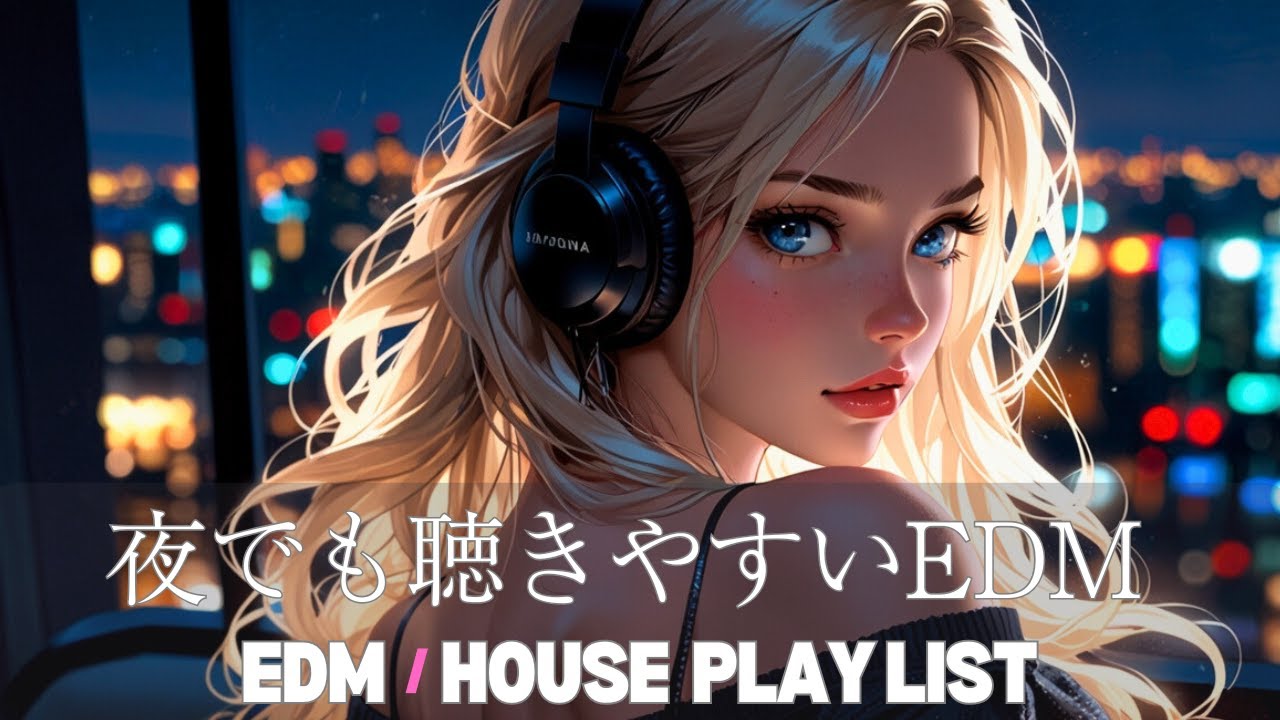 夜でも聴きやすいEDM / HOUSE BGM｜前向きな作業用 音楽