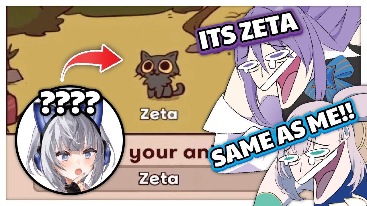 When Moona and Reine naming their cat as 