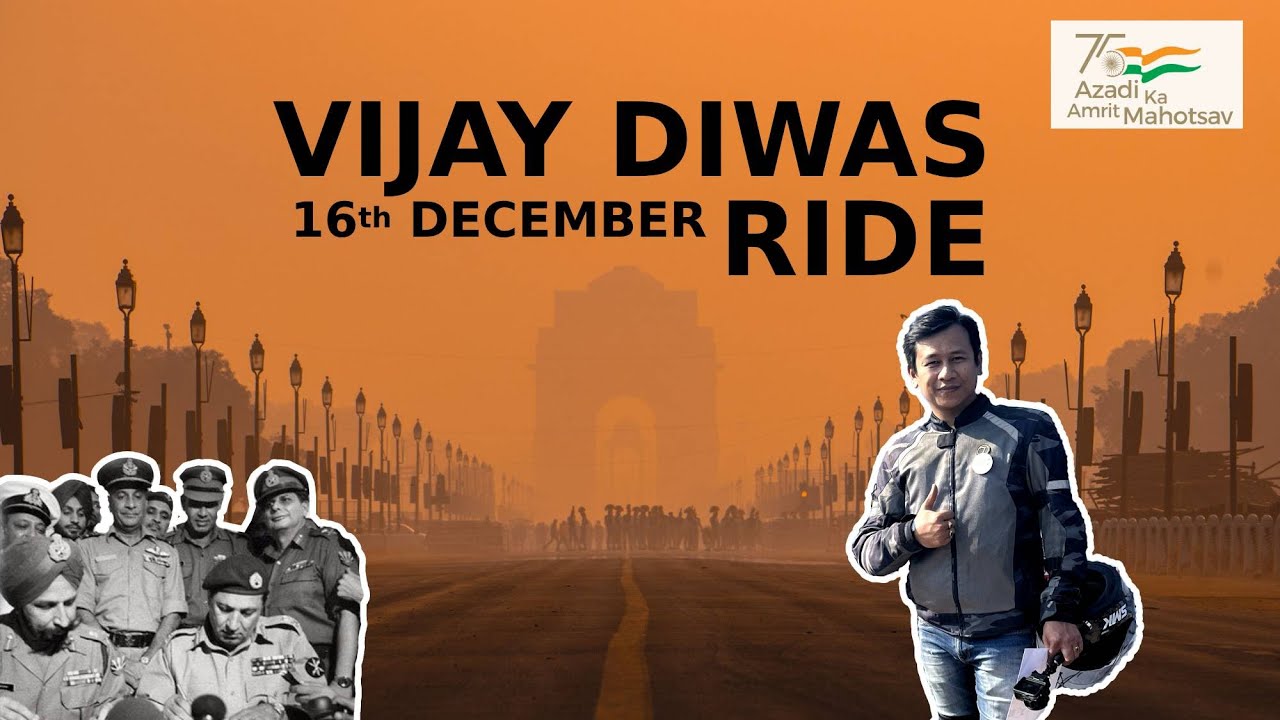 Vijay Diwas Ride 2022 - One Nation One Ride | 2000+ Riders | Bonny Bam