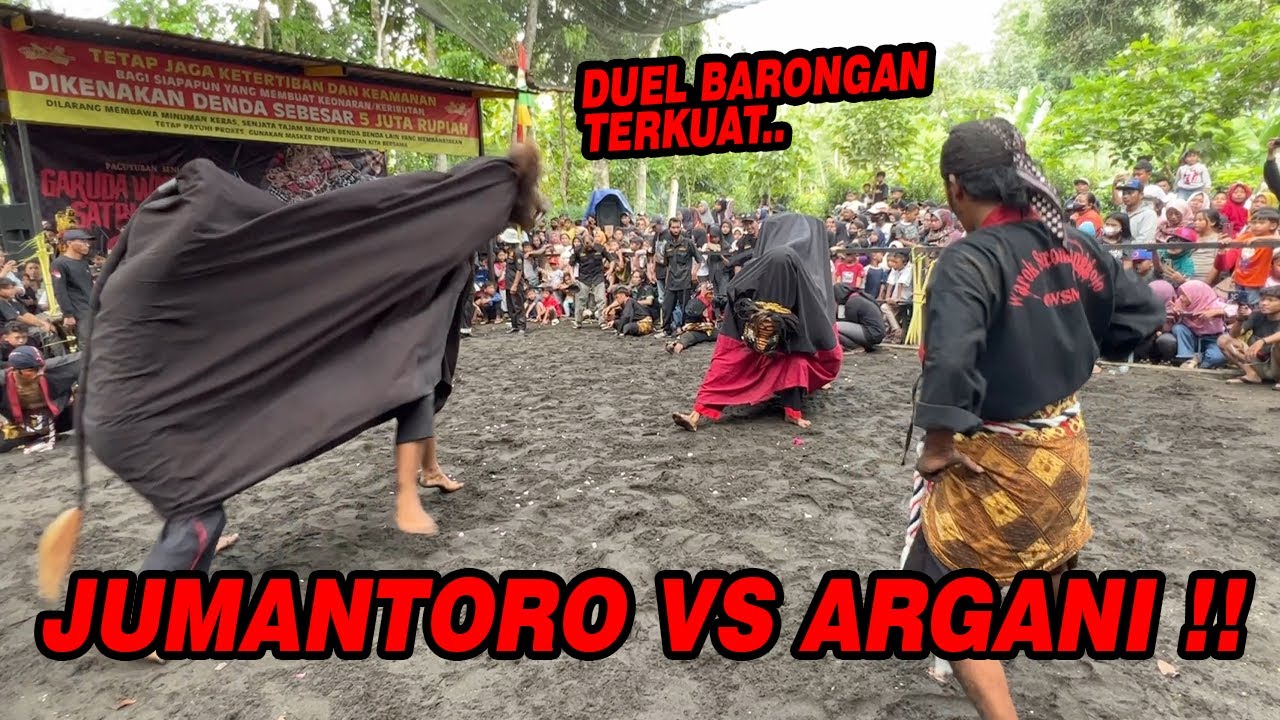 KETIKA 2 BARONGAN TERKUAT BERTEMU !! Jumantoro VS Argani [ GWSM live Antomadu ]