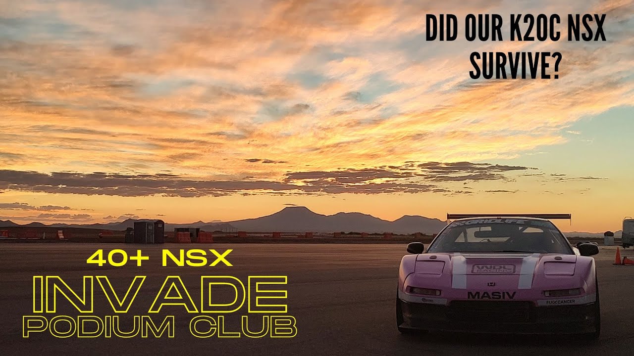 NSX Club Attacks Podium Club - We bring our K Swapped NSX to test!