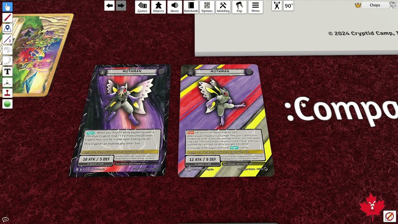 Cryptid Camp Gameplay Tutorial Episode 1 Intro, Deckbuilding, Play Area