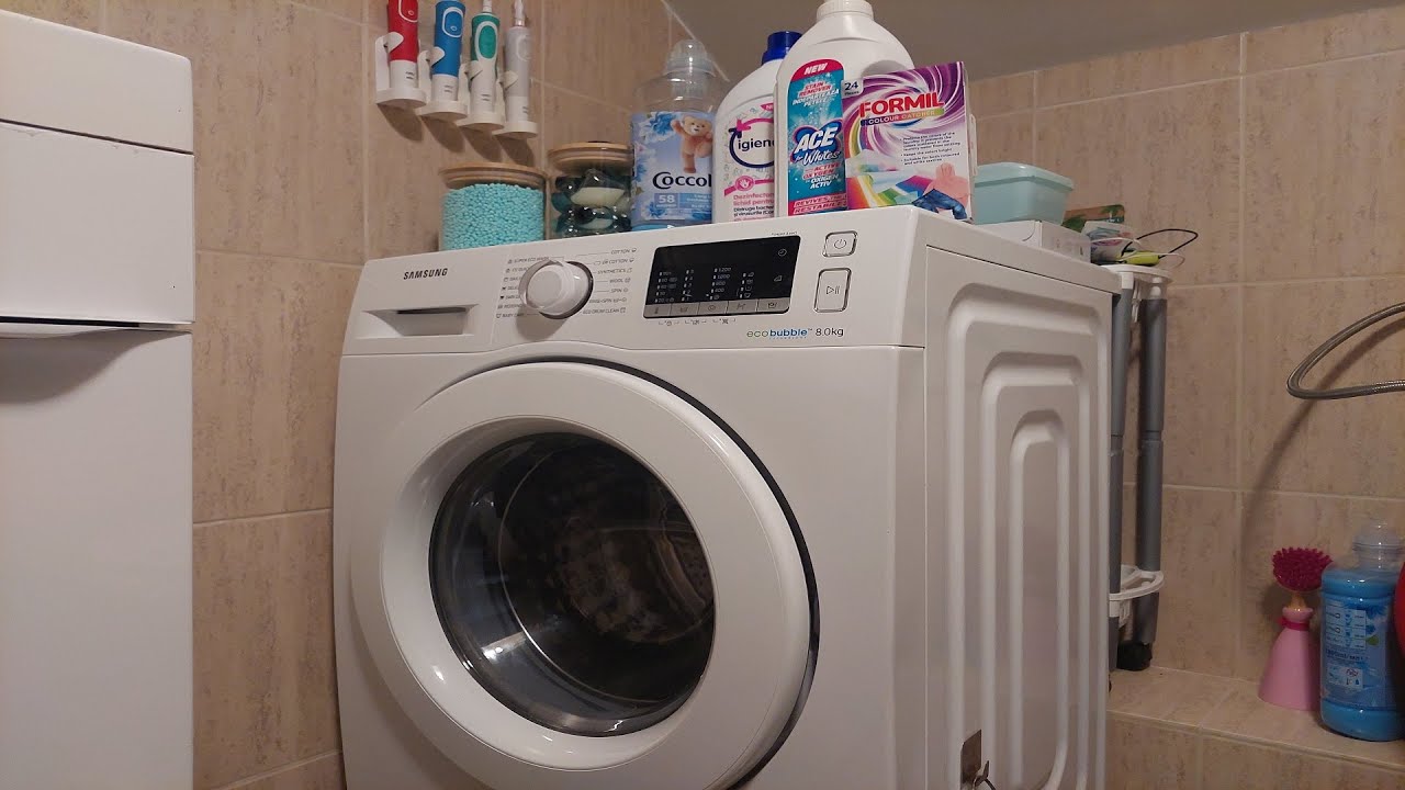 Samsung masina de spalat rufe  , 8 kg, 1200 RPM, Clasa A+++, EcoBubble, Smart Check, Alb