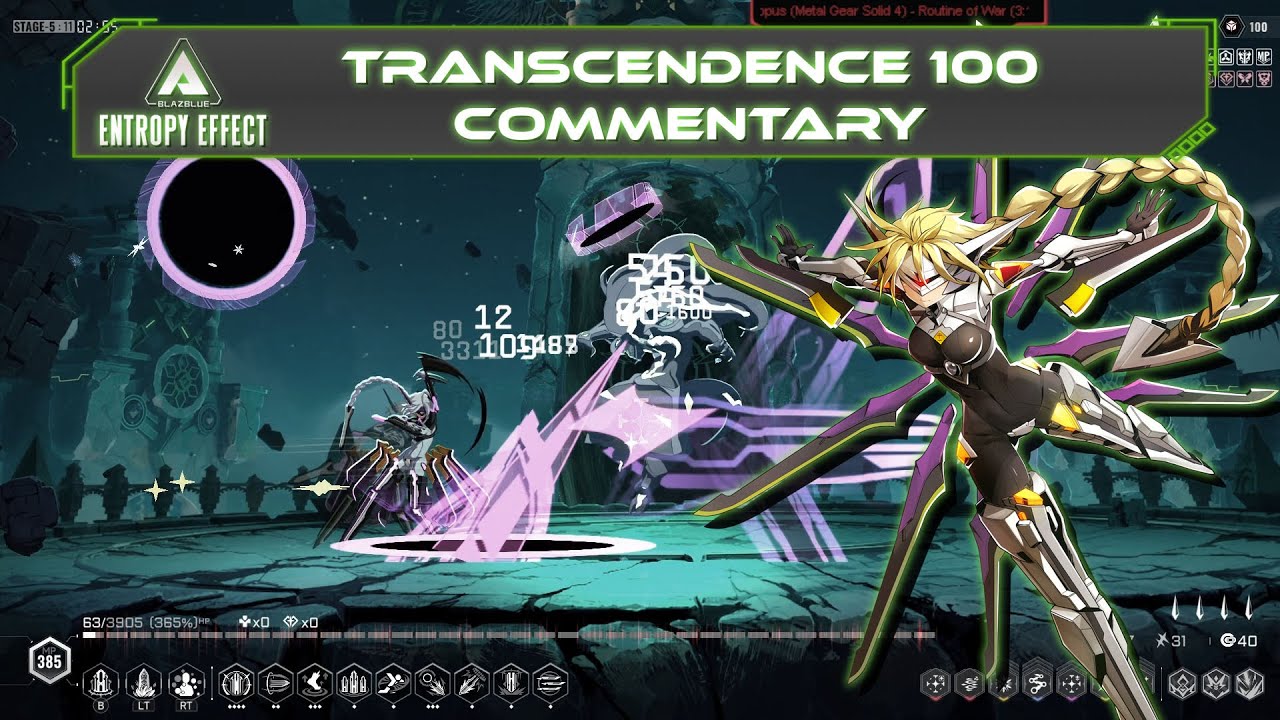 The 63 HP Incident... - Lambda 100 Transcendence | Blazblue Entropy Effect