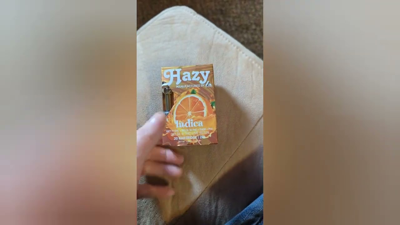 Hazy by Delta extracts orange kush  hxy 11. THC Delta 10 THCB PHC live resin 2 g