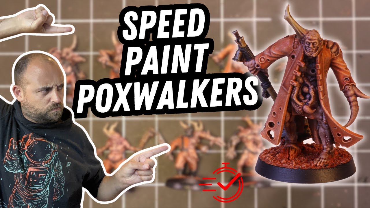 Speed Paint Poxwalkers for Death Guard!