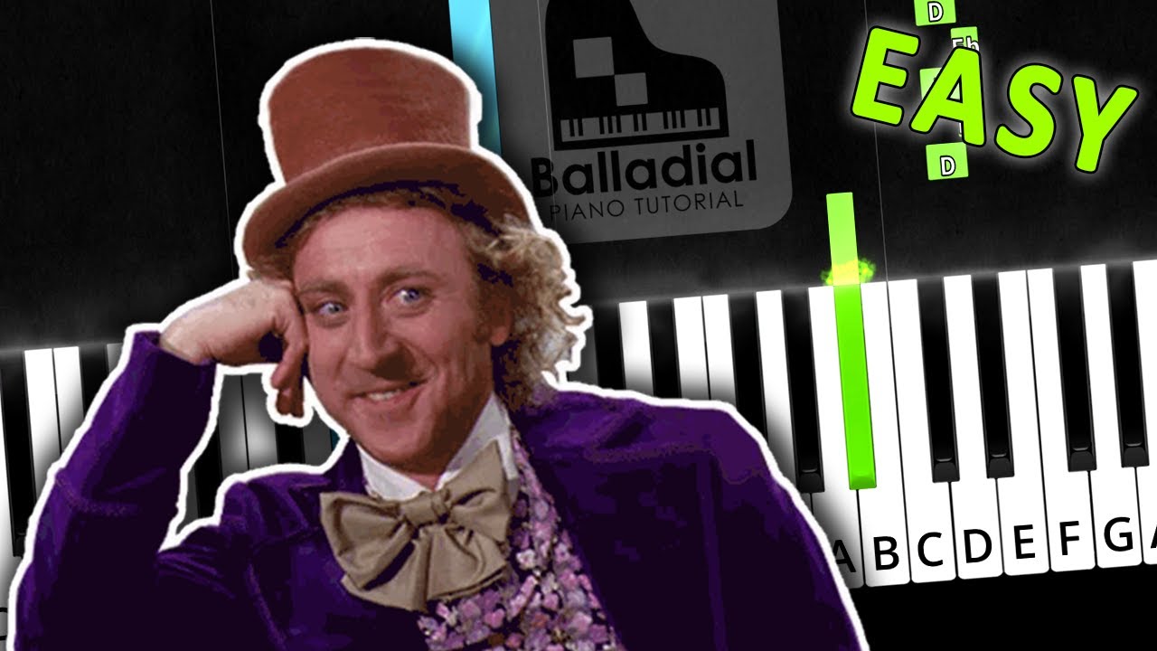 Pure Imagination - Willy Wonka & the Chocolate Factory | EASY Piano Tutorial
