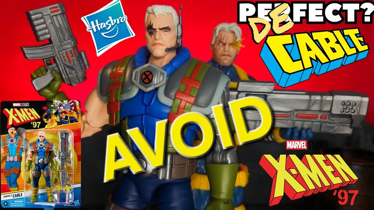ИДЕАЛЬНО? Обзор фигурки Кейбл из Marvel Legends X-men'97 + обмен головами и китбаш