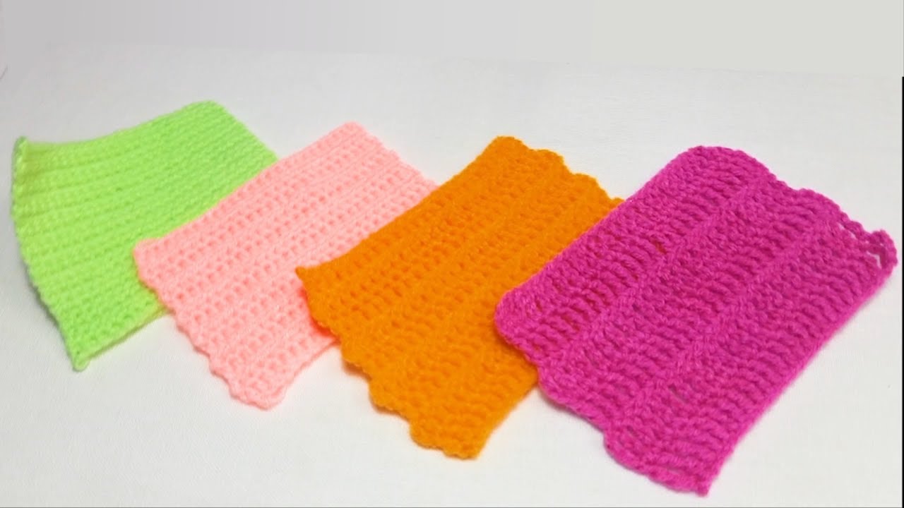 Crochet 6 basic stitches for absolute beginners | Learn how to crochet | Loop on hook