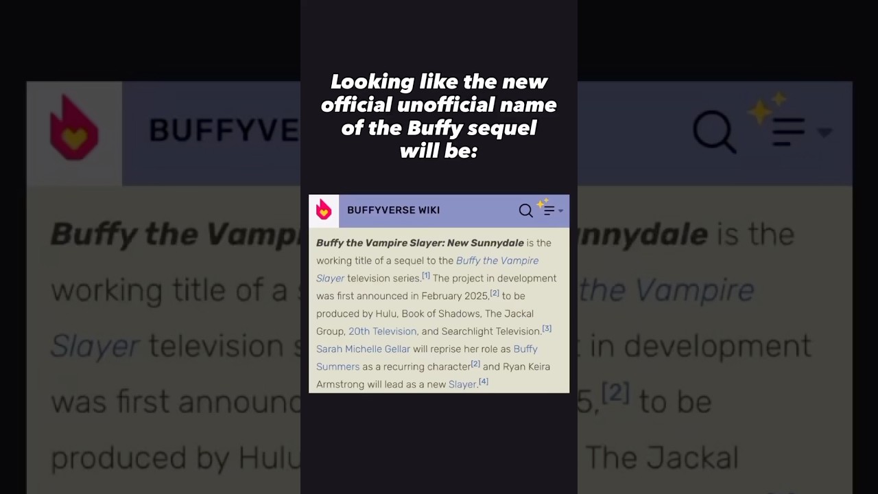 Buffy the Vampire Slayer: New Sunnydale?!!