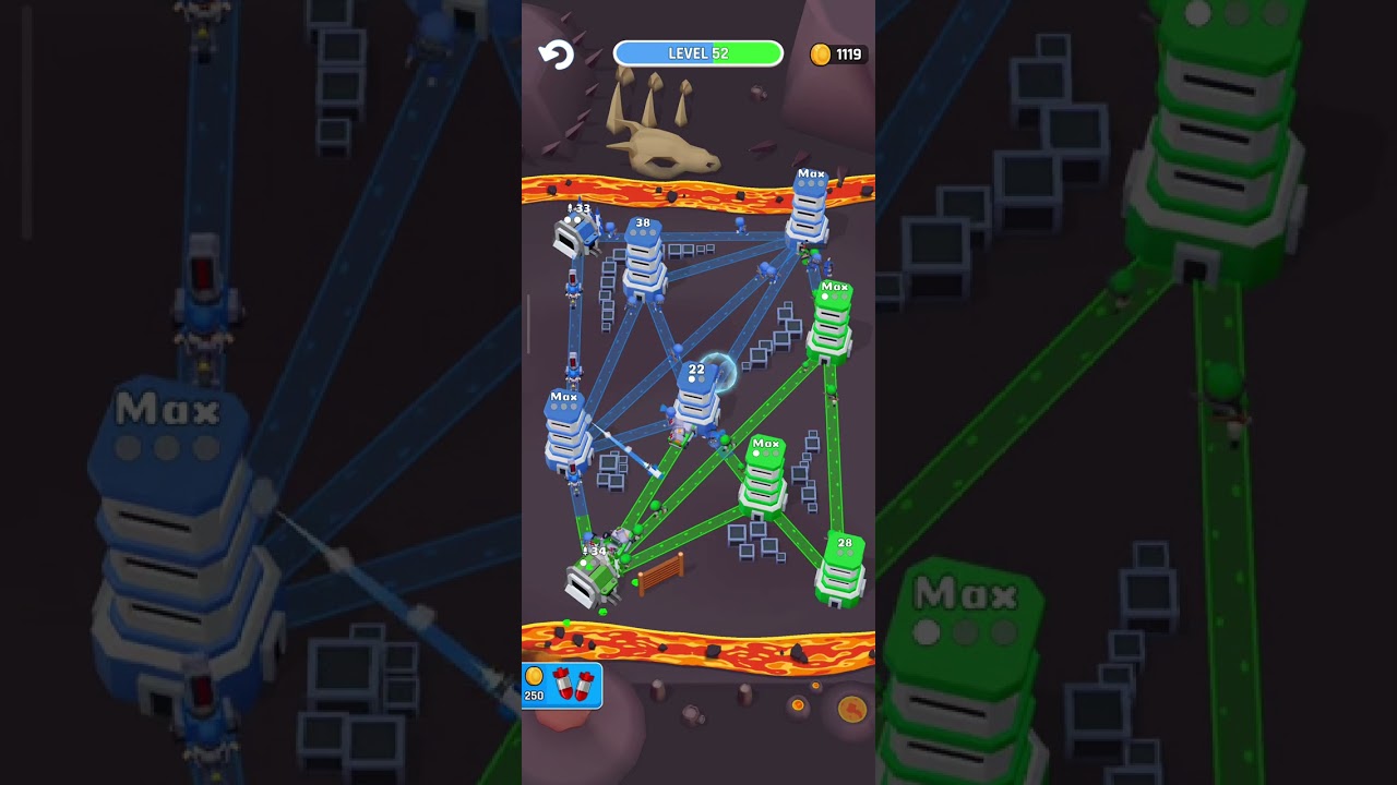 Tower War Level 52 #gamingsportsentertainment