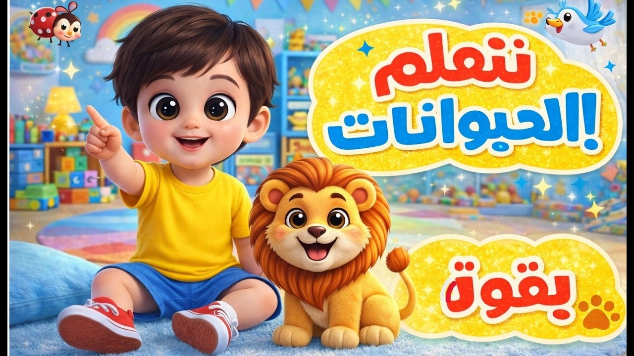 أسماء و أصوات الحيوانات للأطفال 1 عالم الطفل التعليمي