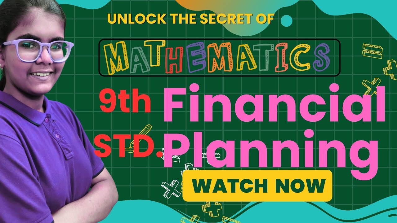 STD 9TH MATHS1 FINANCIAL PLANNING | PART 2 | Practice set 6.2| #financial planning