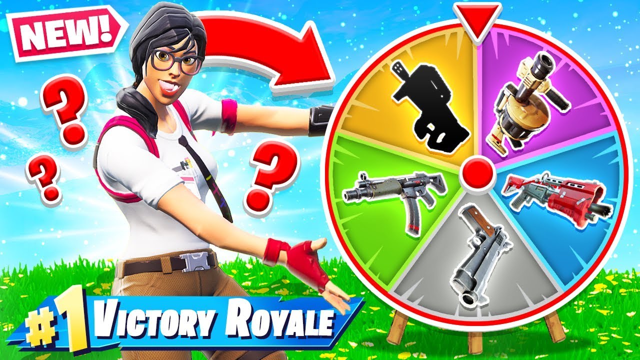 RANDOM WHEEL of GUNS! *NEW* Game Mode in Fortnite