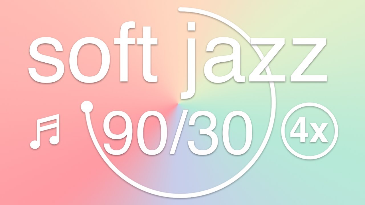 90 minute Soft Jazz Pomodoro Timers with 30 minute breaks