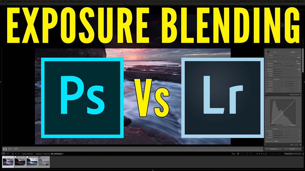 Lightroom VS Photoshop for Exposure Blending