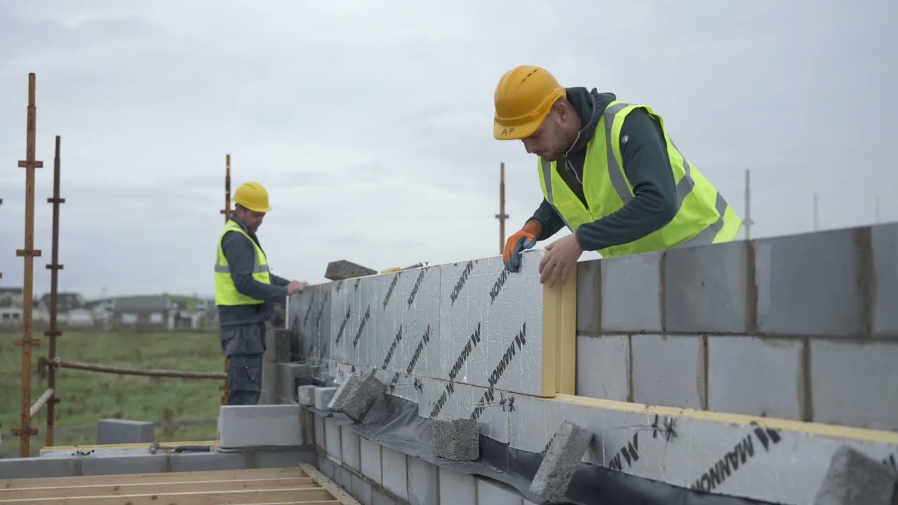Aircrete Inner Leaf Self Build - Rossnowlagh Donegal