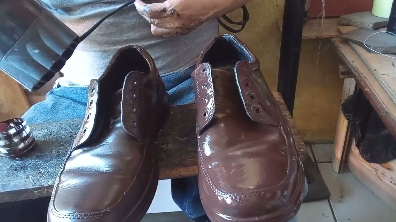 cambiando de color de negro a café oscuro 👡